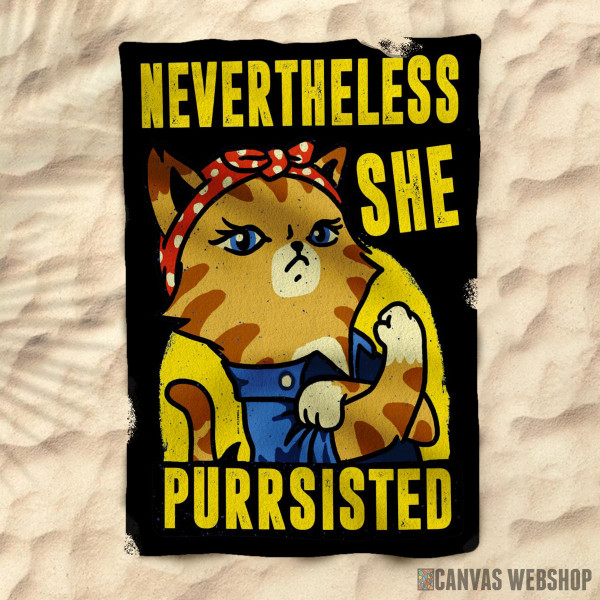 Peškir Cat She Purrsisted