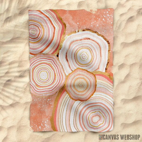 Peškir Coral Agate Abstract Peškir Coral Agate Abstract