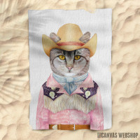 Peškir Cowboy Cat