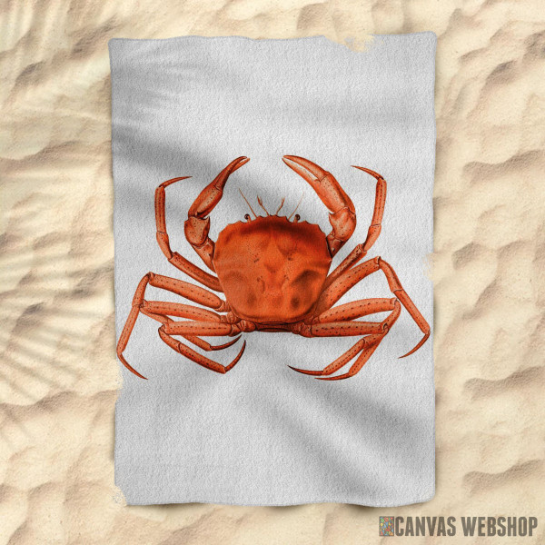 Peškir Crab Watercolor