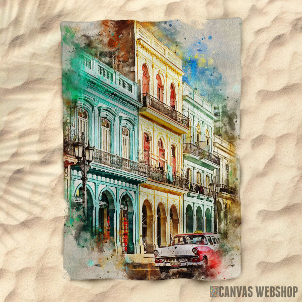 Peškir Cuba in Watercolor Peškir Cuba in Watercolor