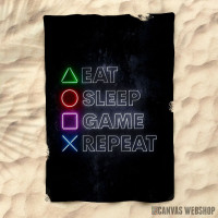 Peškir Eat Sleep Game Repeat