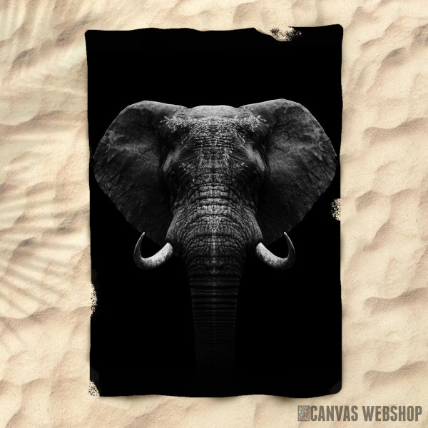 Peškir Elephant head art Peškir Elephant head art