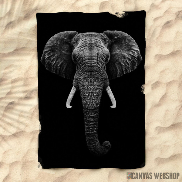 Peškir Elephant head with horns