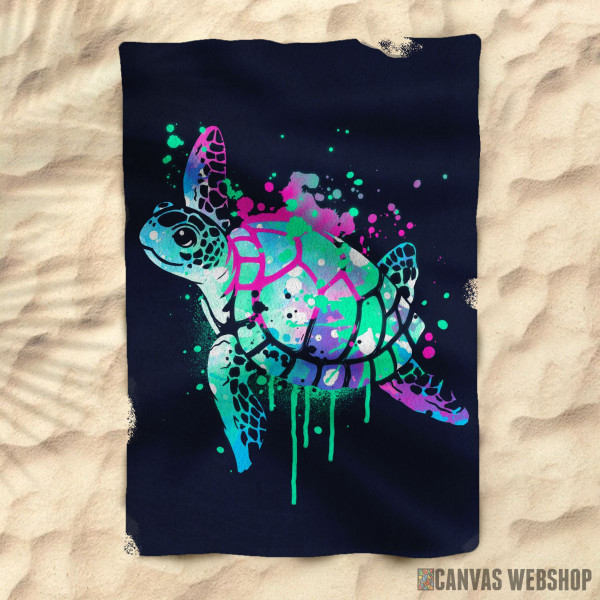 Peškir Fluo sea turtle