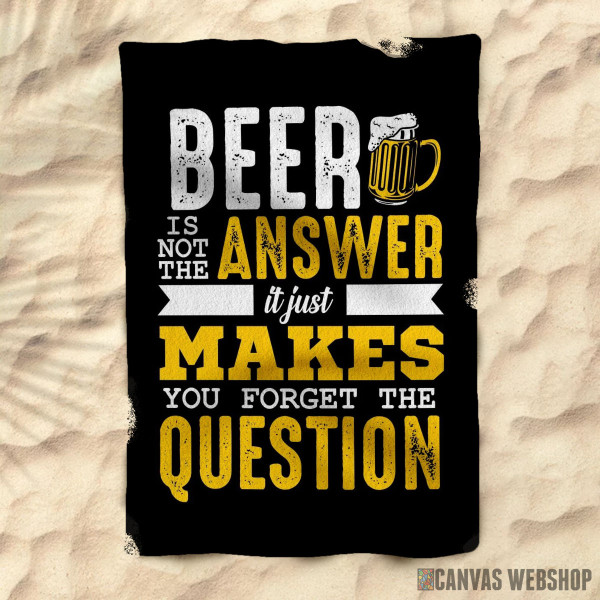 Peškir Funny Beer Poster