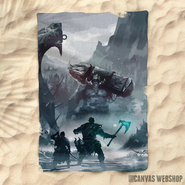 Peškir God of War battle