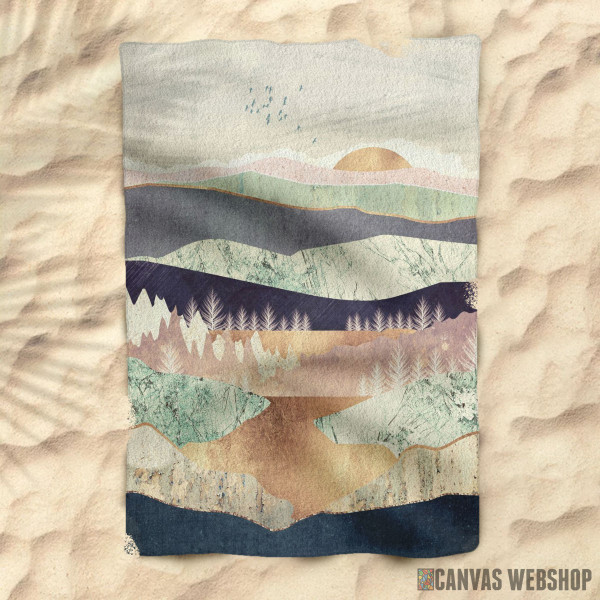 Peškir Golden Spring Reflection