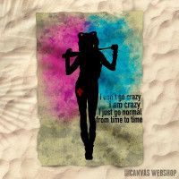 Peškir Harley Quinn quote