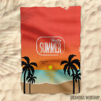 Peškir Hello Summer Palm Beach