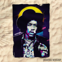 Peškir Hendrix neon art