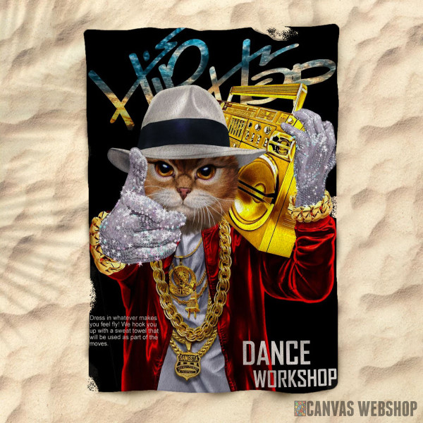 Peškir Hip Hop Rapper Tabby Cat