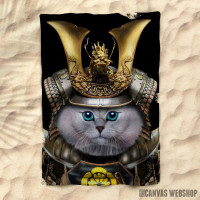 Peškir Japan Samurai Warrior Cat Peškir Japan Samurai Warrior Cat