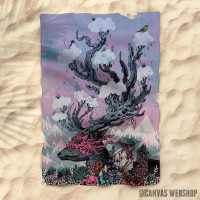 Peškir Journeying Spirit (deer) sunset