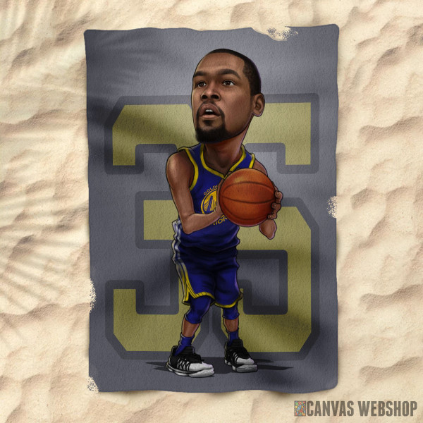 Peškir Karikatura Kevin Durant