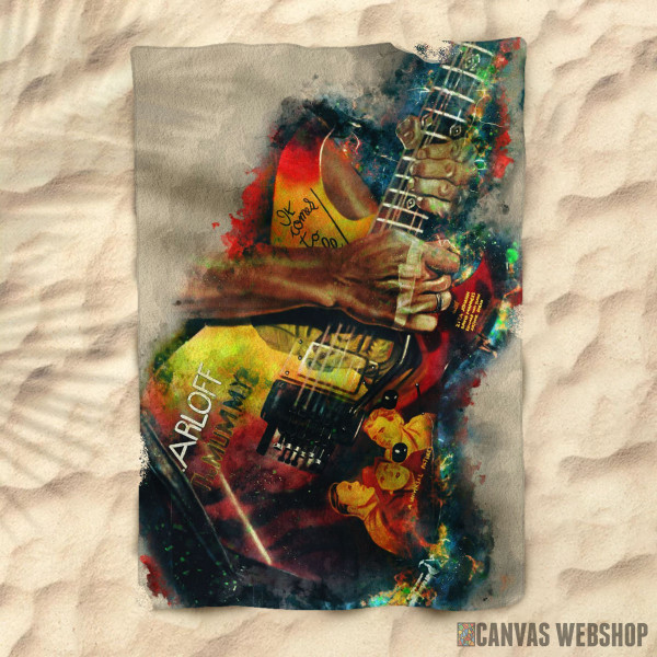 Peškir Kirk Hammett Mummy Guitar