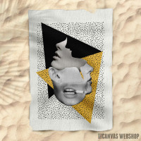 Peškir Kolaž sa ženskim licima