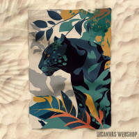 Peškir Leopard silueta