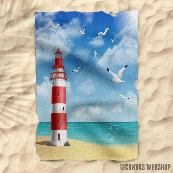 Peškir Lighthouse On The Beach