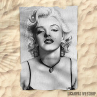 Peškir Marilyn Monroe crtež