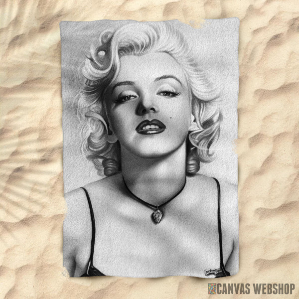 Peškir Marilyn Monroe crtež