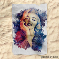 Peškir Marilyn Monroe in smoke