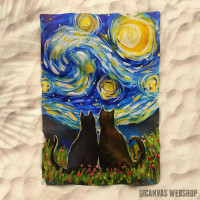 Peškir Mačke u stilu Van Goga