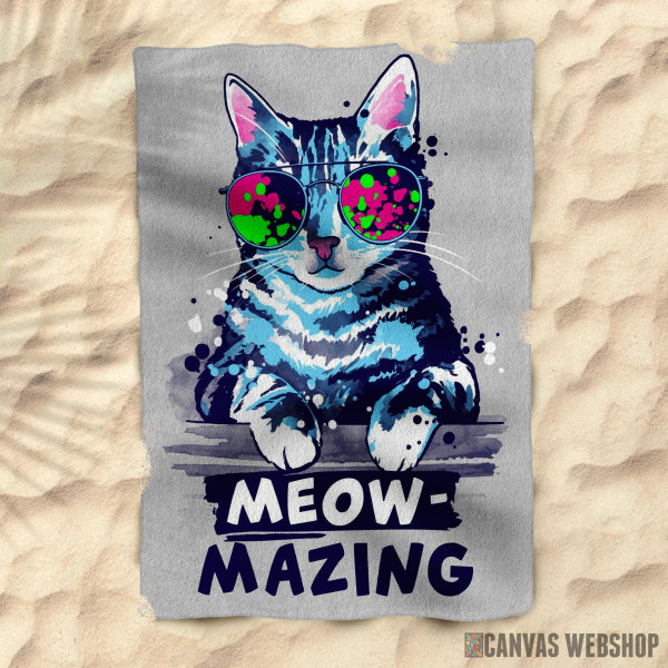 Peškir Meow mazing amazing cat Peškir Meow mazing amazing cat