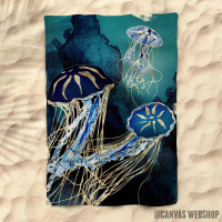 Peškir Metallic Jellyfish III