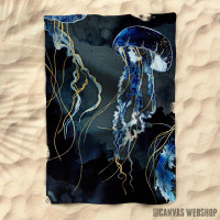 Peškir Metallic Ocean