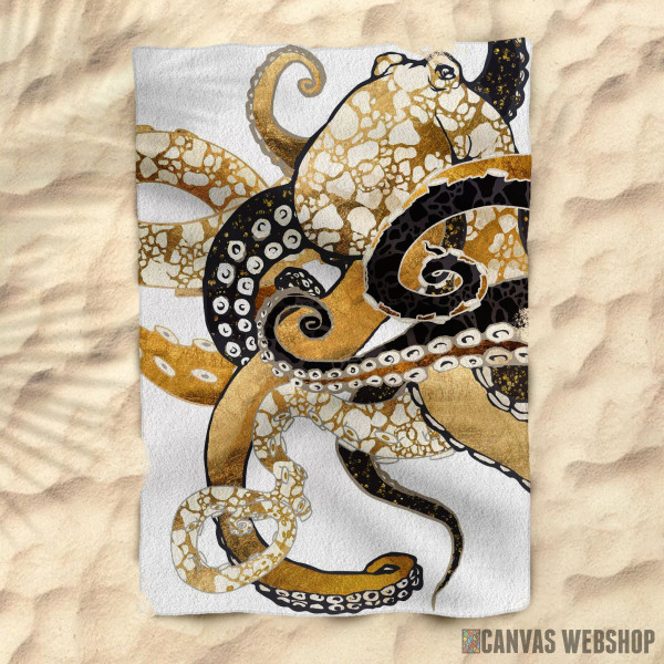 Peškir Metallic Octopus