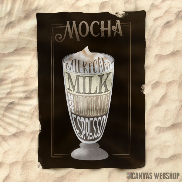 Peškir Mocha Coffee Sign