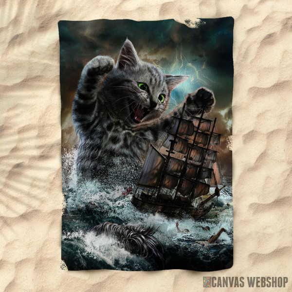 Peškir Monster Titan Cat Kraken