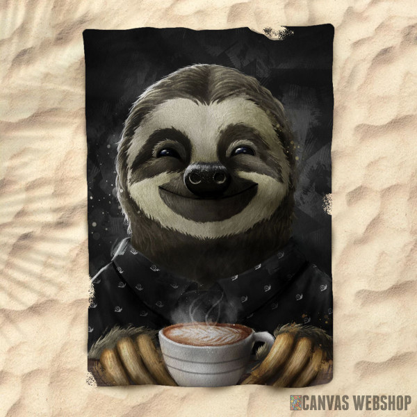 Peškir Morning Sloth Coffee Black