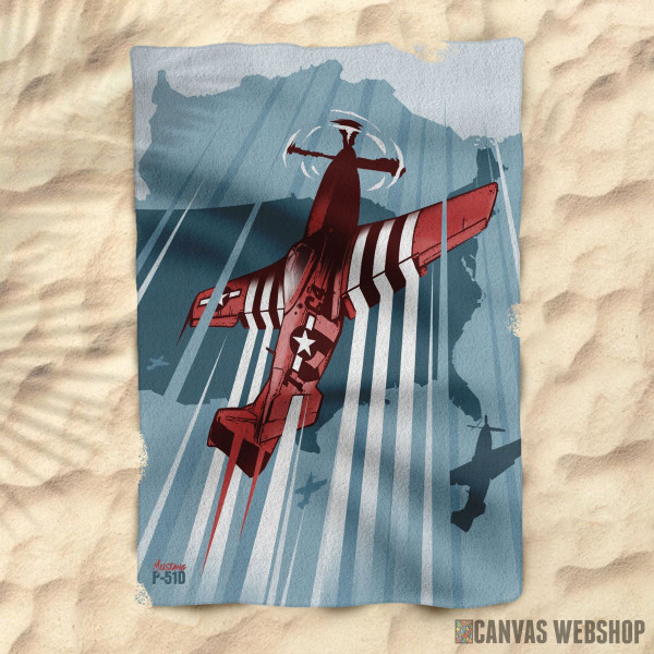 Peškir Mustang avion