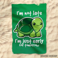 Peškir Never late turtle
