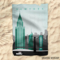 Peškir New York Travel Poster