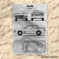 Peškir No018 Audi Quattro