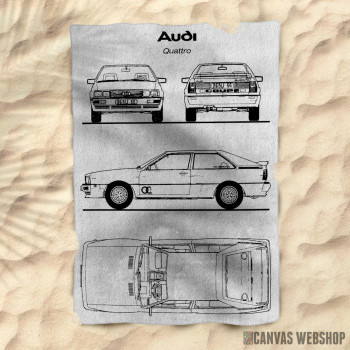 Peškir No018 Audi Quattro Peškir No018 Audi Quattro