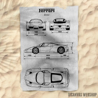 Peškir No065 Enzo Ferrari