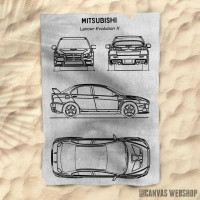 Peškir No176 Lancer Evolution X