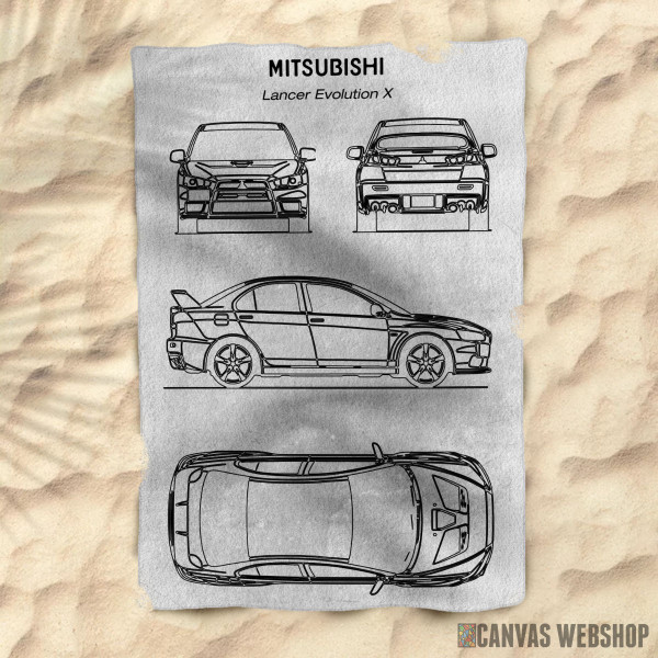 Peškir No176 Lancer Evolution X