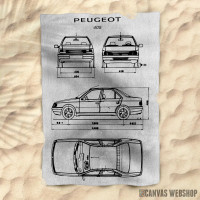 Peškir No196 Peugeot 405