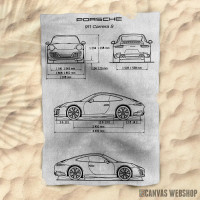 Peškir No198 Porsche 911 CarreraS