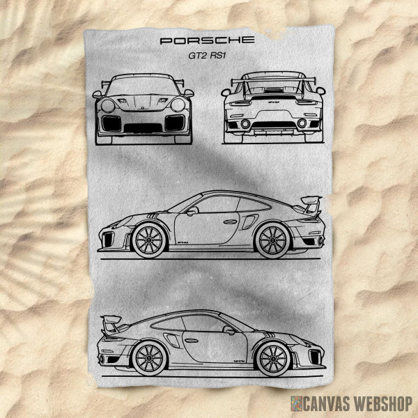 Peškir No199 Porsche GT2 RS1