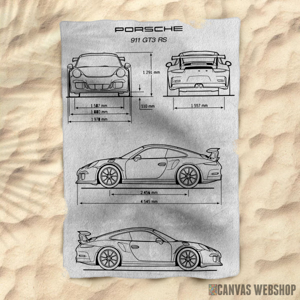 Peškir No201 Porsche 911 GT3 RS
