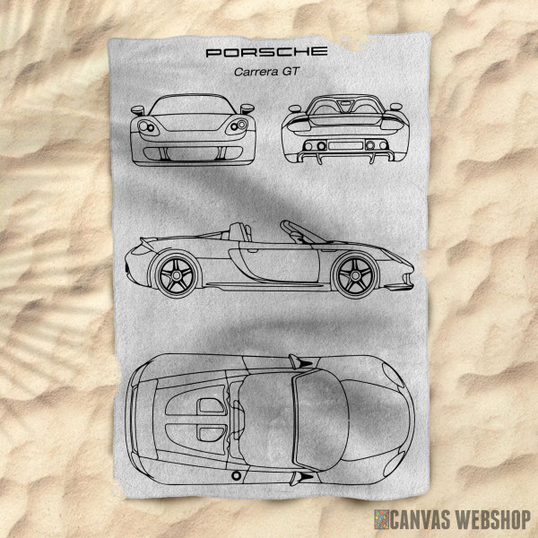 Peškir No202 Porsche Carrera GT