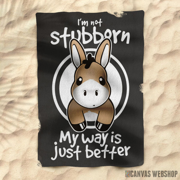 Peškir Not stubborn mule