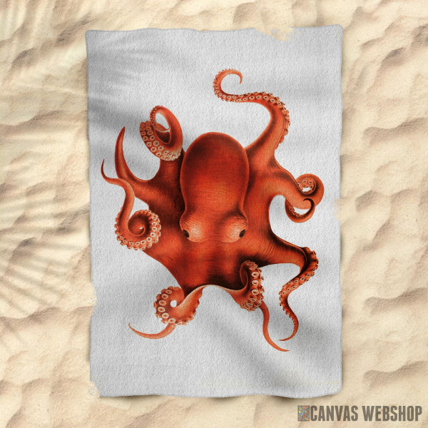 Peškir Octopus Watercolor