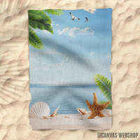 Peškir Palm Beach With Seashells